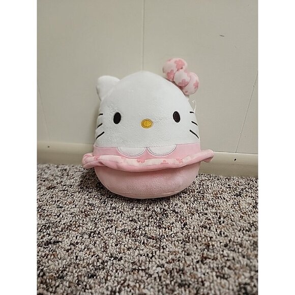 Hello Kitty & Friends Squishmallow Plush Pink Dress Spring 8" - Picture 1 of 8